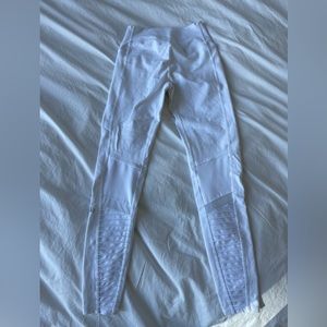 Alo yoga white high wasted moto leggings